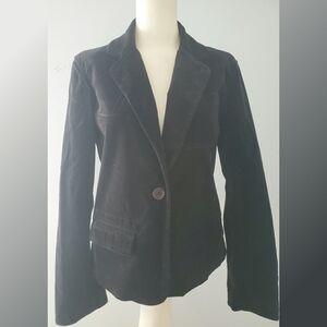 Nautica Black Velvet Blazer Size Medium